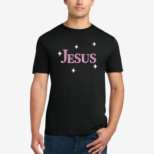 Jesus Pink Sparkle
